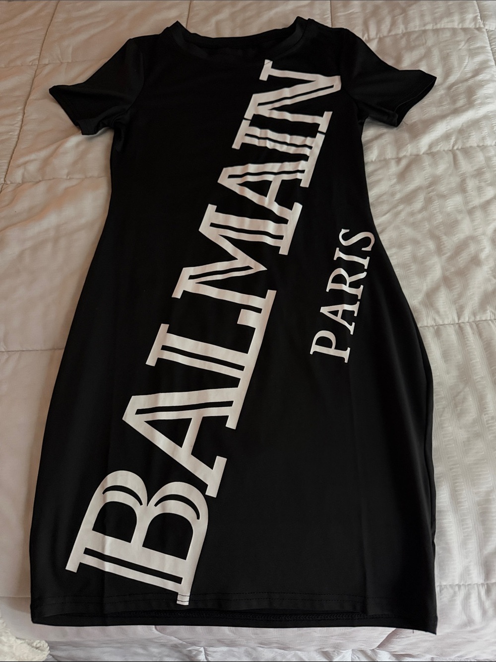 Balmain Black Mini Dress